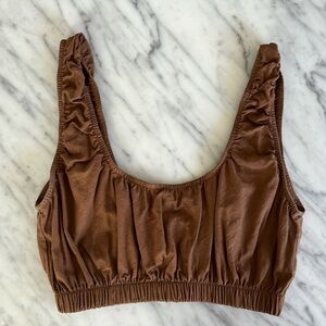 Ozma of California Sophie Crop - Umber